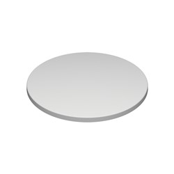 White Tabletop Round 600mm Werzalit