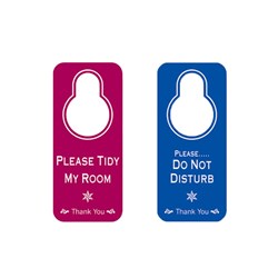 Door Hanger Do Not Disturb & Please Tidy My Room