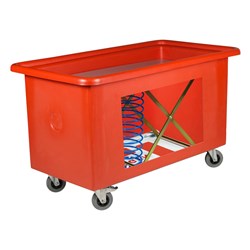 4442085 - Backsaver Mobile Tub Red 340l