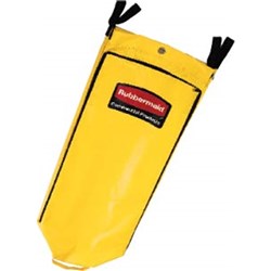 Laundry Bag High Cap Vinyl Yellow Suit 9T72 Clean Cart