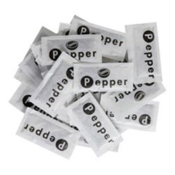 Pepper Sachets Single Serve 0.2Gm 2000/Ctn (32/128)