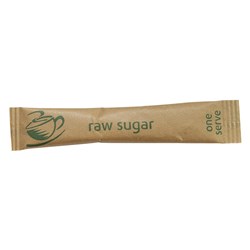 Sugar Raw Stick 80Mm 1Tsp 3Gm 2000/Ctn (20/120)