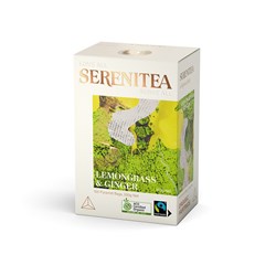 SERENITEA LEMONGRASS & GINGER PYRAMID BAGS