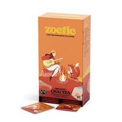 ZOETIC CHAI TEA ENVELOPE TEA BAGS