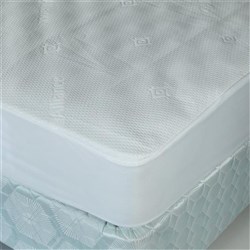 Jacquard Waterproof Mattress Protector White King Single Choyer