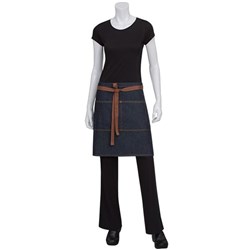 Bistro 1/2 Apron Memphis Ind Blue 480X720mm