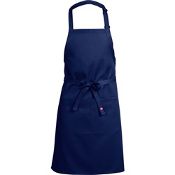 Butchers Bib Apron With Pockets Navy 860x610mm Chef Works