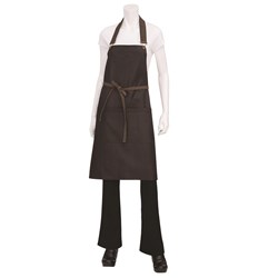 Bib Apron Boulder Blk Brn 860X760mm