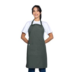 Arlo Bib Apron Green 700x820mm Aussie Chef