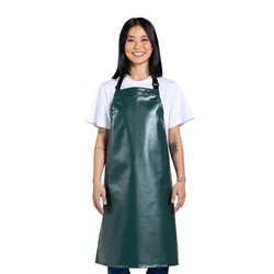 Zoe Waterproof Bib Apron Green 680x820mm Aussie Chef