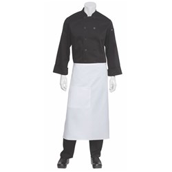 Bistro 3/4 Apron Wht 810X700mm