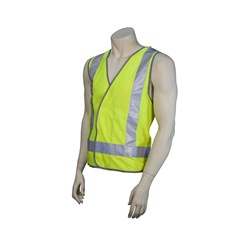 High Visibility Vest W/Reflect 2Xlarge Velcro Closures