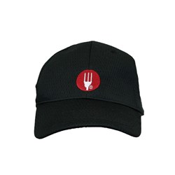 Baseball Cap Blk W/ Fork Logo