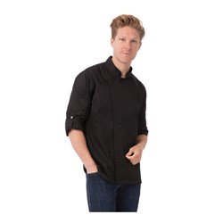5484747 - Hartford Long Sleeve Chef Jacket Black Medium