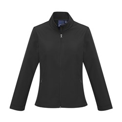 APEX WOMENS JACKET SOFTSHELL BLK XL