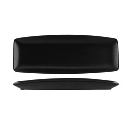 Platter Rect Blk 330X140x32mm (6/18)