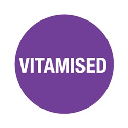 Food Advisory Label Vitamised 24Mm Round 1000/Roll Removable