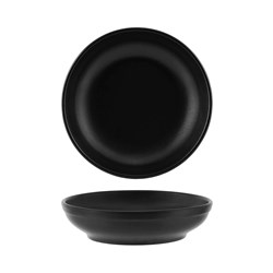 Bowl Flared Rnd Blk 230X55mm (18)