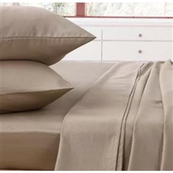 Sheet Sb Easy Wash Flat Latte 180 X 275Cm (20)