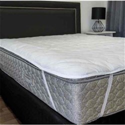 Mattress Protector Qb Microfibre Cover Strap Fit