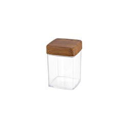 Evelin Square Cannister W/ Lid 100X100x140mm