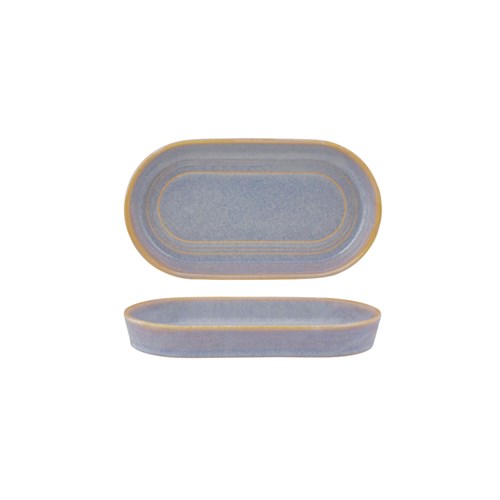 Urban Loft Oval Serve Platter 180X100x25mm Azure Blue