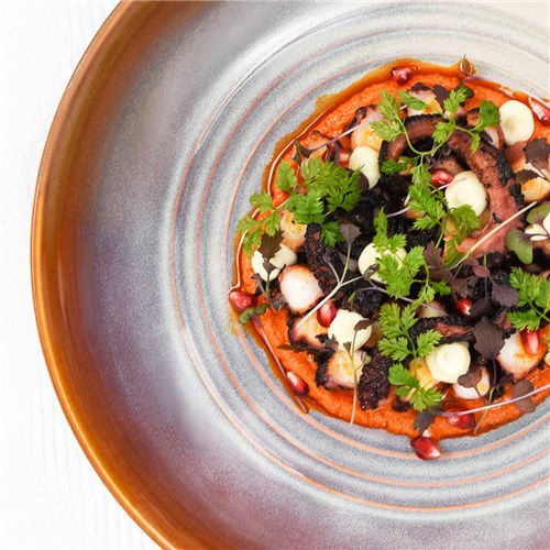 Urban Loft Rnd Plate 270X25mmm Auburn