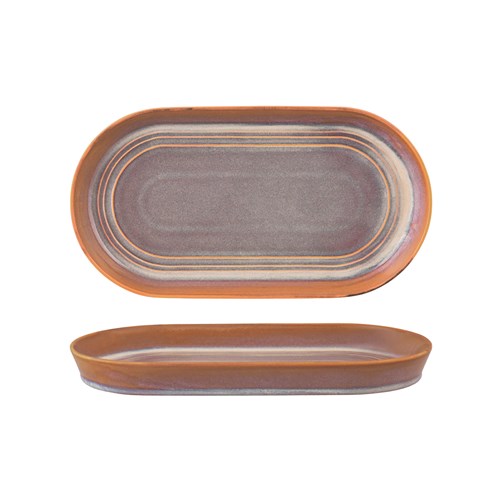 Urban Loft Oval Serve Platter 310X165x30mm Auburn