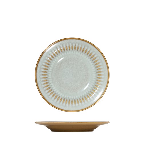 1076347 - Cottage Rnd Rim Plate 170Mm Almond