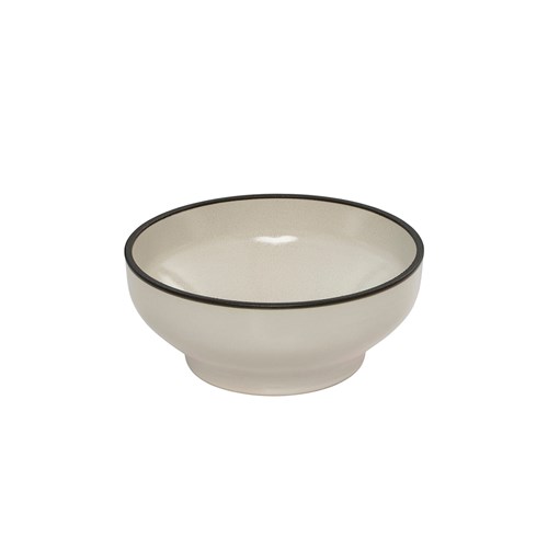 1076365 - MOD RND BOWL 160MM 630ML DUSTED WHT