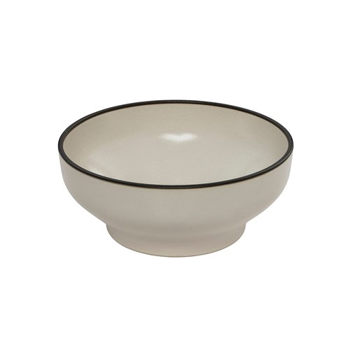 1076366 - MOD ROUND BOWL 182MM 942ML DUSTED WHT