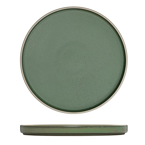 1076371 - Mod Round Plate Smokey Basil 235mm