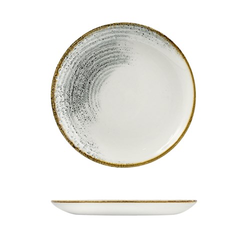 1076406 - ACCENTS COUPE PLATE 217MM JASPER GREY