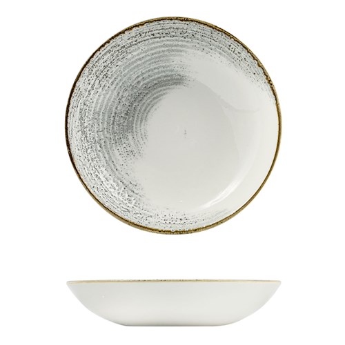 1076410 - Stonecast Coupe Bowl 248Mm Jasper Grey