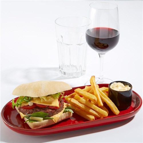 Neiva Burger Plate Red 290mm Pro.mundi
