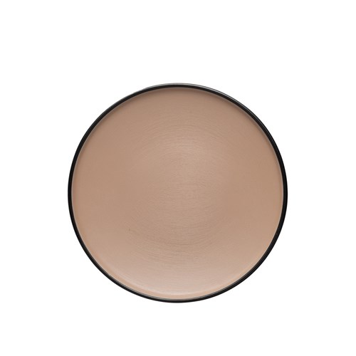 Dual Colour Melamine Plate Beige/Black 167mm CouCou