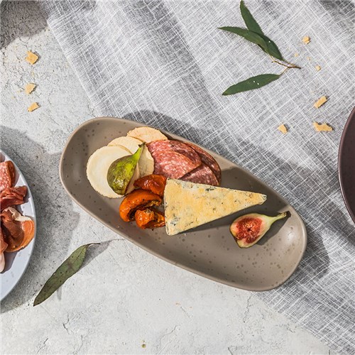 Element Oval Platter Earth Beige 250mm