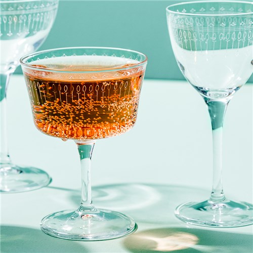 Art Deco Fizz Glass 220ml