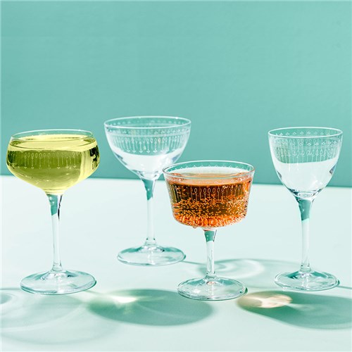 Art Deco Martini Glass 230ml