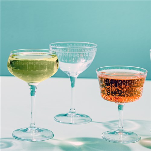 Art Deco Martini Glass 230ml