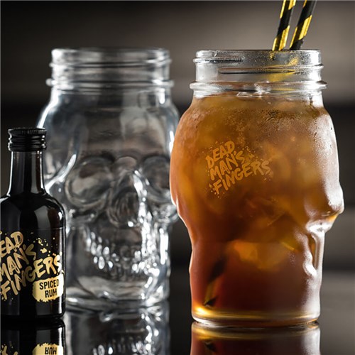 Skull Drinking Jar 500ml