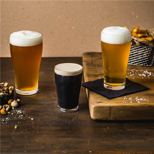 Conical Beer Glasses