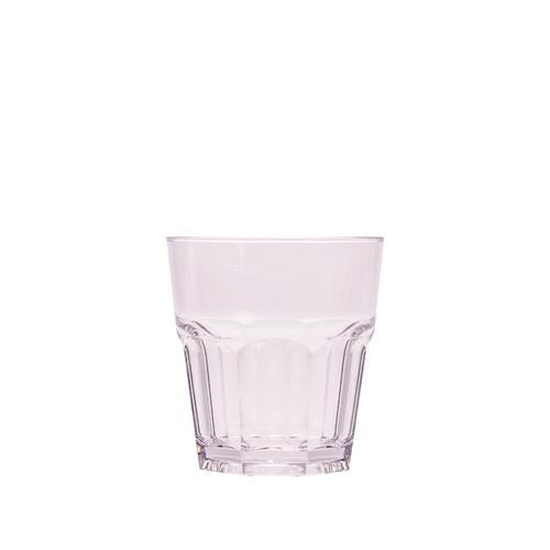 Casablanca Old Fashioned Polycarbonate Plastic Glass 266ml Crown