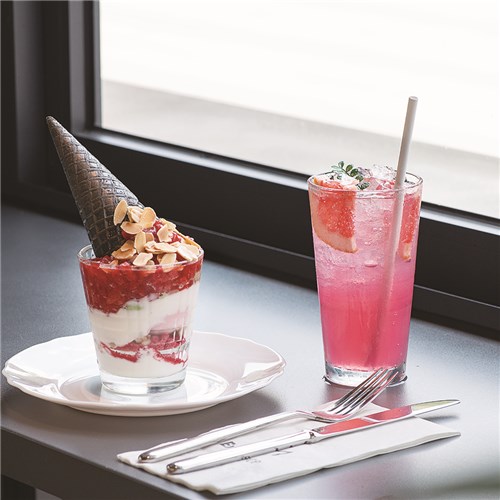 Stack up Cross Highball Glass 350ml Tempered