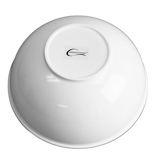 Salad Bowl 250Mm Wht Plastic (12)
