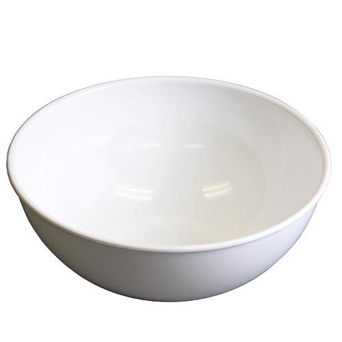 Salad Bowl 250Mm Wht Plastic (12)