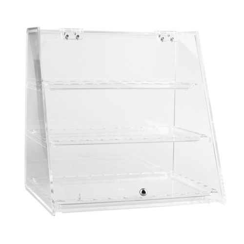 1824086 - Display Cabinet 3 Tray Clr