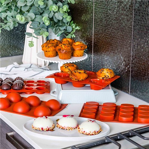 Silicone 6 Cup Muffin Mould Gn 1/3 Pro.cooker