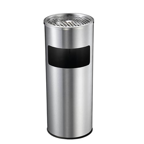  2203036 - Lobby & Ashtray Cigarette Bin Brushed Stainless Steel