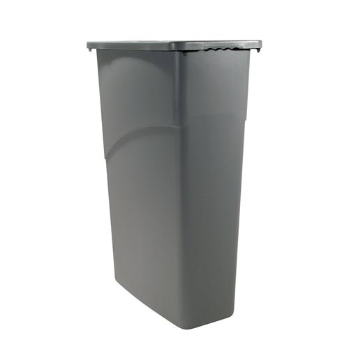 Garbage Bin 60L Grey 500x280x630mm Kleaning Essentials